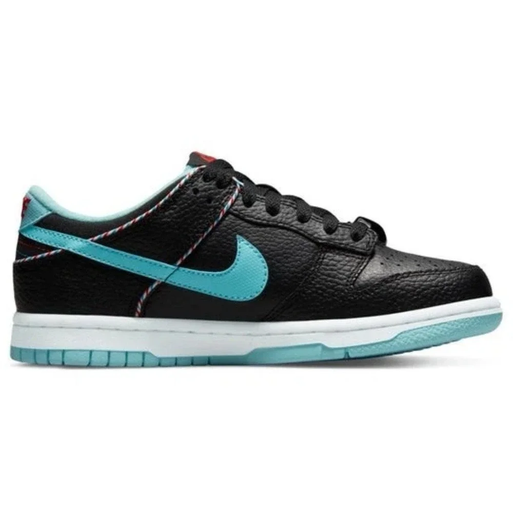 Nike Dunk Low SE GS Lifestyle‎ Size 6.5 Y Black/Blue |DN3351-001|
